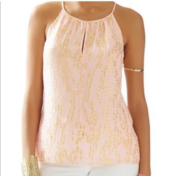 Lilly Pulitzer Tops - EUC Lilly Pulitzer Del Mar Silk Top